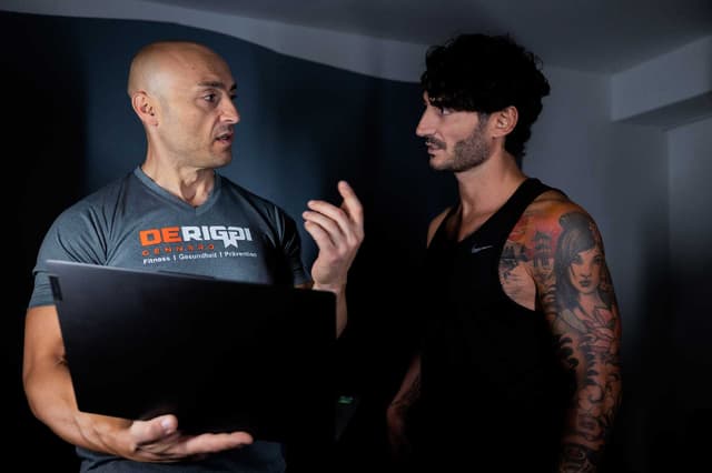 Gennaro de Riggi bei der persönlichen Trainingsberatung